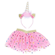 Roze Kinder Tutu Met Elastische Taille En Luchtige Gauze