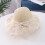 2St Beige Kind Hoed Stro Zonbescherming Buiten 9