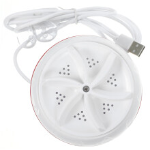 4St Compacte Draagbare Wasmachine ABS Wit Voor En Thuis