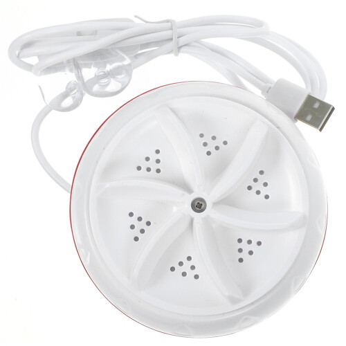 4St Compacte Draagbare Wasmachine ABS Wit Voor En Thuis