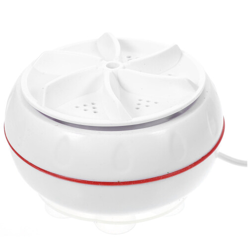 4St Compacte Draagbare Wasmachine ABS Wit Voor En Thuis 1