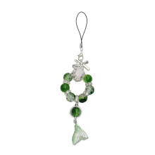 Trendy Fish Tail Phone Accessory with Bowknot Handmade-Green