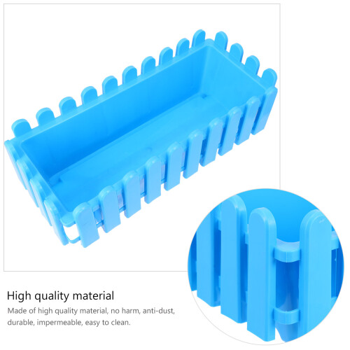 2St Duurzame Plastic Bloembak Voor , Rechthoekig, 2
