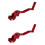 2Pièces Levier De Vitesses Aluminium Rouge Pour Rechange Durable 5