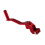 2Pièces Levier De Vitesses Aluminium Rouge Pour Rechange Durable 8
