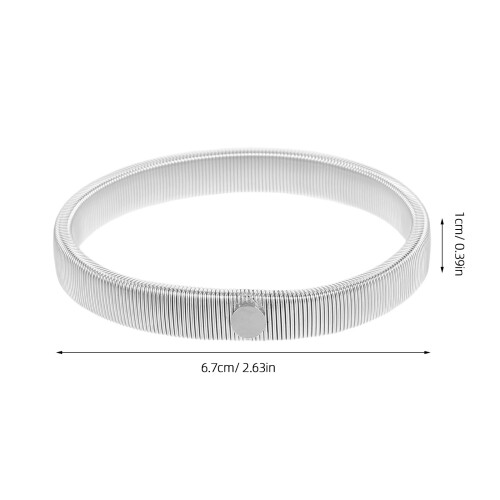 6St Duurzame Elastische Mouwhouders Wit Voor Armband 2