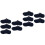 10Paren Navy No Show Ademend Elastisch Met Siliconen Hiel 4