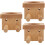 3Pz Porta Baseball in Legno Robusto, Casa 6