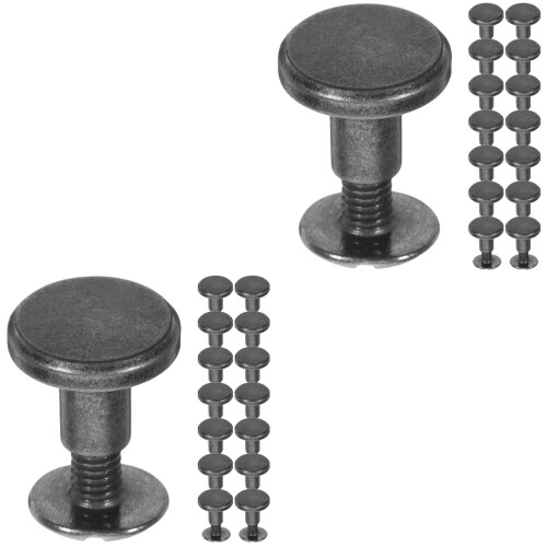40Pz Rivetti Argento Resistente Per DIY, Abbigliamento E 2
