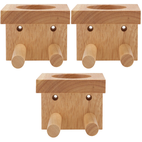 3Pz Porta Baseball in Legno Robusto, Casa 2