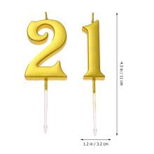 3Pz Numeriche Per Torte Festa Compleanno Sicure