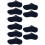 10Paren Navy No Show Ademend Elastisch Met Siliconen Hiel 5