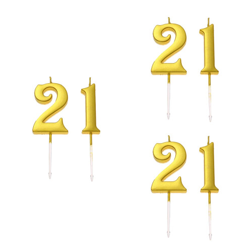 3Pz Numeriche Per Torte Festa Compleanno Sicure 2