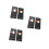 6Ud Señalización Puerta Push Pull Negro Acrílico Fácil Instalación 8