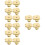 16Pz Per in Rame Oro Design E Resistente 8
