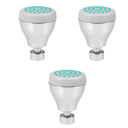 3Pz Doccetta Bagno Argento ABS 36 Spruzzi Auto- Alta Pressione 2