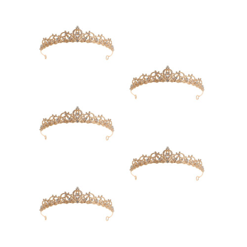 5Pz Tiara Dorata Sposa Per Matrimonio E Feste 1