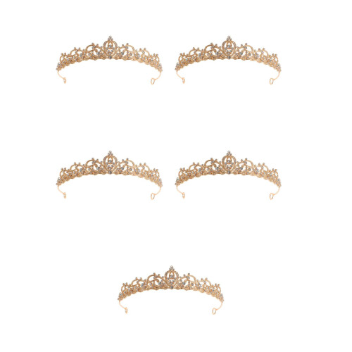 5Pz Tiara Dorata Sposa Per Matrimonio E Feste 2