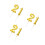 3Pz Numeriche Per Torte Festa Compleanno Sicure 7