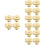 16Pz Per in Rame Oro Design E Resistente 7