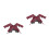 2Pz Spallacci Rosso PU Per Costume Cosplay 5