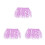 3Ud Lavanda De Fibra Para Accesorios De Muñecas 8