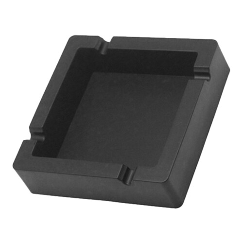 5Pz Posacenere Silicone Nero Quadrato Riutilizzabile Per Casa E Hotel 1