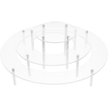 3Sets Transparentes Kuchenpodest Stabile Buffetoart Für Dessert