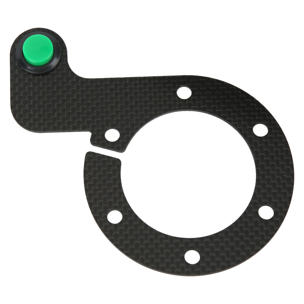 Carbon Fiber Horn Button For 6 Bolt Steering Wheel, Sensitive Replacement Green 9451371182573