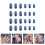 48Pz Nail Art Patch Rimovibili ABS Per Unghie DIY E Party 11