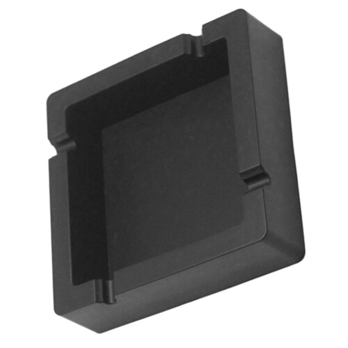 5Pz Posacenere Silicone Nero Quadrato Riutilizzabile Per Casa E Hotel 2