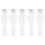 5Pz Stopper Scarico Lavello Bagno Cucina Bianco Resistente 11