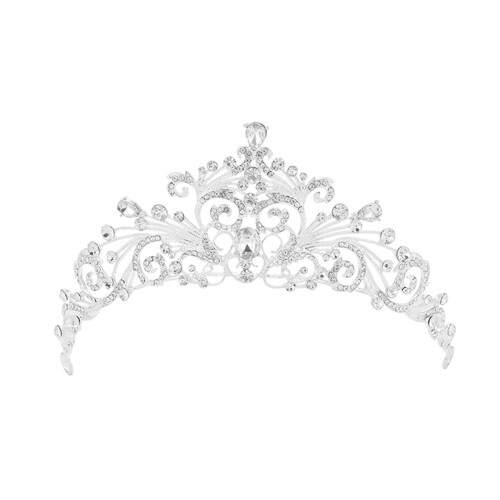 2Pz Tiaras Argento Nuziale Fermaglio