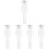 5Pz Stopper Scarico Lavello Bagno Cucina Bianco Resistente 7