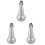 3Pz Silenziatori Trombone Tenore Metallico Argento Per Studio Casa 2