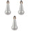 3Pz Silenziatori Trombone Tenore Metallico Argento Per Studio Casa 3
