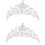 2Pz Tiaras Argento Nuziale Fermaglio 5