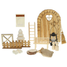 3Conjuntos Decoração Natalina Miniatura Para