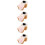 4Pares Luvas Pelúcia Sem Para Cosplay 10