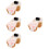 4Pares Luvas Pelúcia Sem Para Cosplay 9