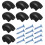 8Conjuntos Capas U-Shaped Para Pernas De Protetores De Preto 3
