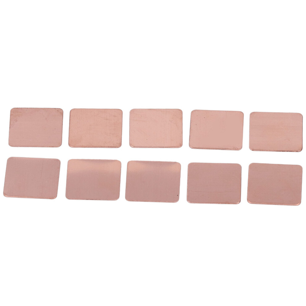 20Pcs 0.8Mm Copper Heat Sink Shims For Laptop Cpu Gpu Thermal Pads 4401371182856