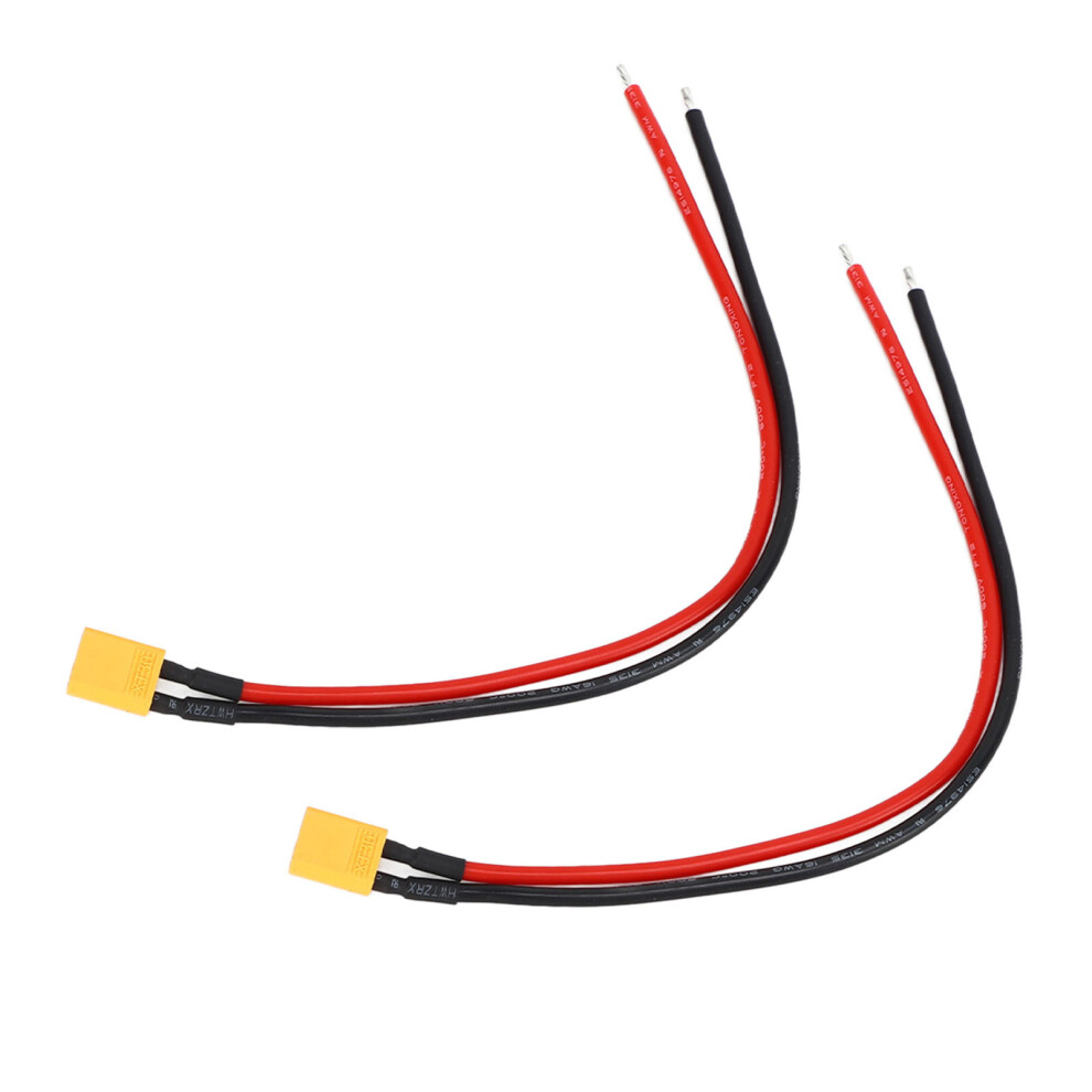 2 Pcs Xt30 Female Connector With Awm16 Silicone Wire For Rc Lipo Battery 7891372921146