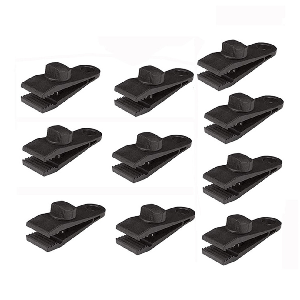 Heavy Duty Lock Grip Clamps, Outdoor Use, Weather-Proof, Portable Size Tarp Clips With Adjustable Helical Thumbscrews For Camping Tarps, Awnings, Cara 9301476114156