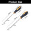 Versatile Tool, Non-slip Handle Nail Puller with Ergonomic Design for Solid Steel Construction in Home, Office, Industry, Woodworking, Workshop 5
