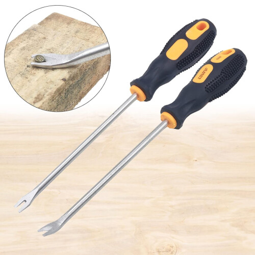 Versatile Tool, Non-slip Handle Nail Puller with Ergonomic Design for Solid Steel Construction in Home, Office, Industry, Woodworking, Workshop 2