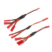 Roter JST Y Paralleladapter-Harness-Set für RC-Autos, Boote & Flugzeuge