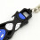 Dive Theme Miniature Flippers Keyring Silicone Accessory-Blue 6