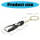 Dive Theme Miniature Flippers Keyring Silicone Accessory-Blue 4