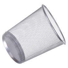 Großer Mascheneisen-Mülleimer – 23x26cm, offene Oberseite, belüfteter Behälter
